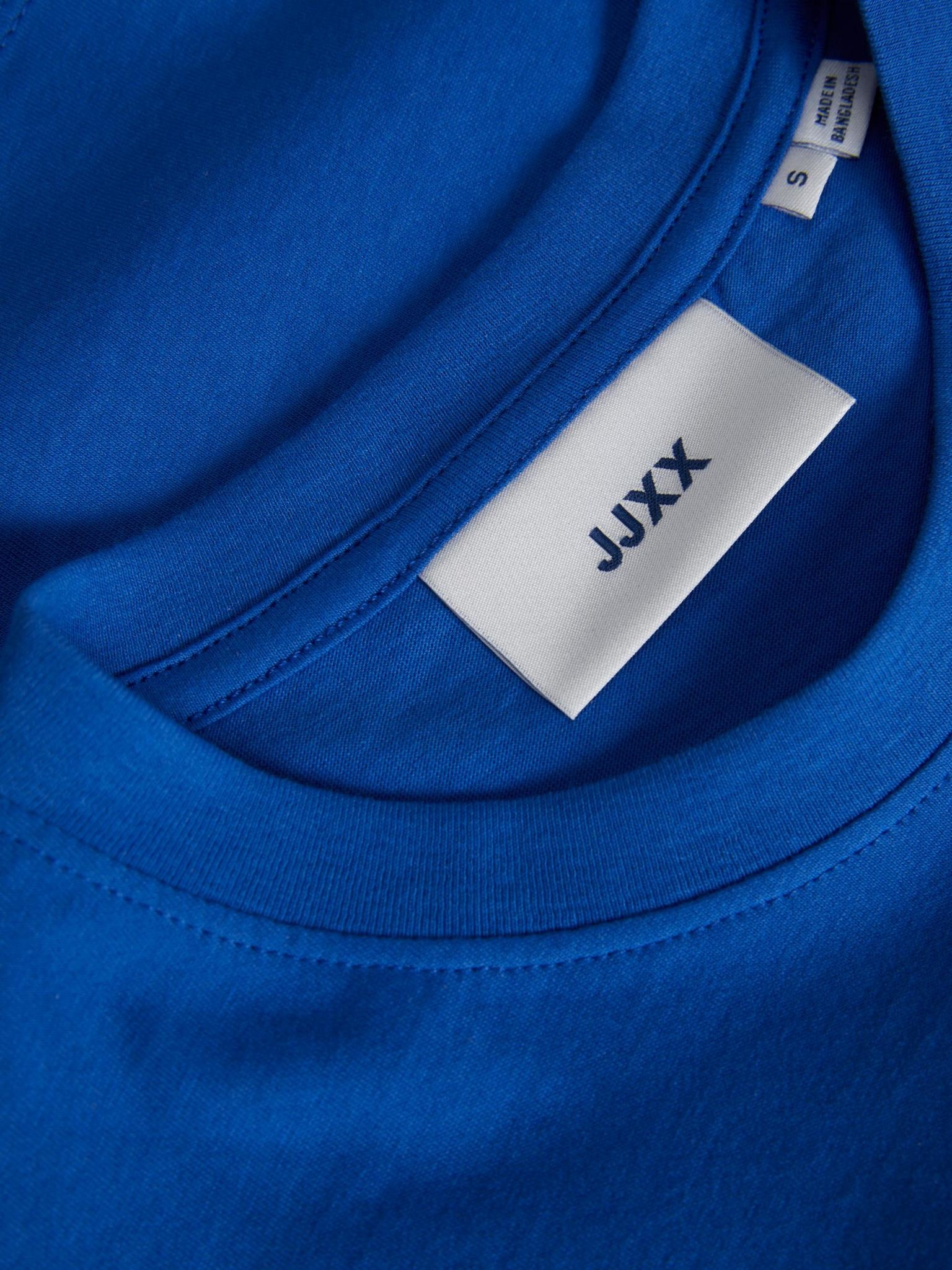 JJXX : Slim Sleeveless Crop Tee - Blue