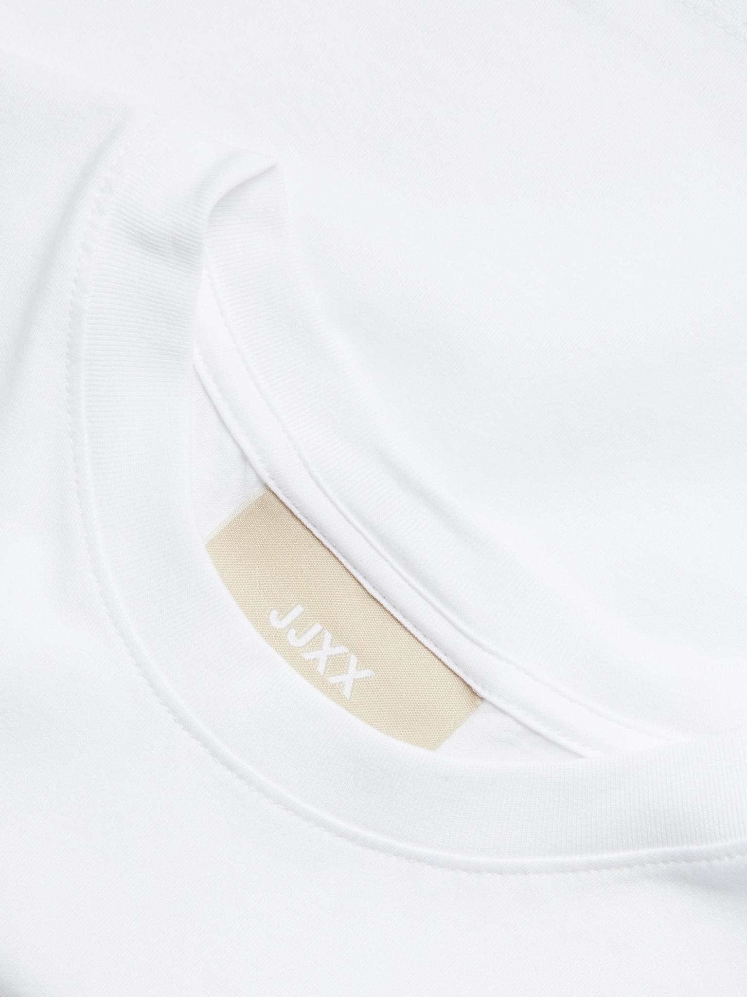 JJXX JJXX : Slim Sleeveless Crop Tee - White
