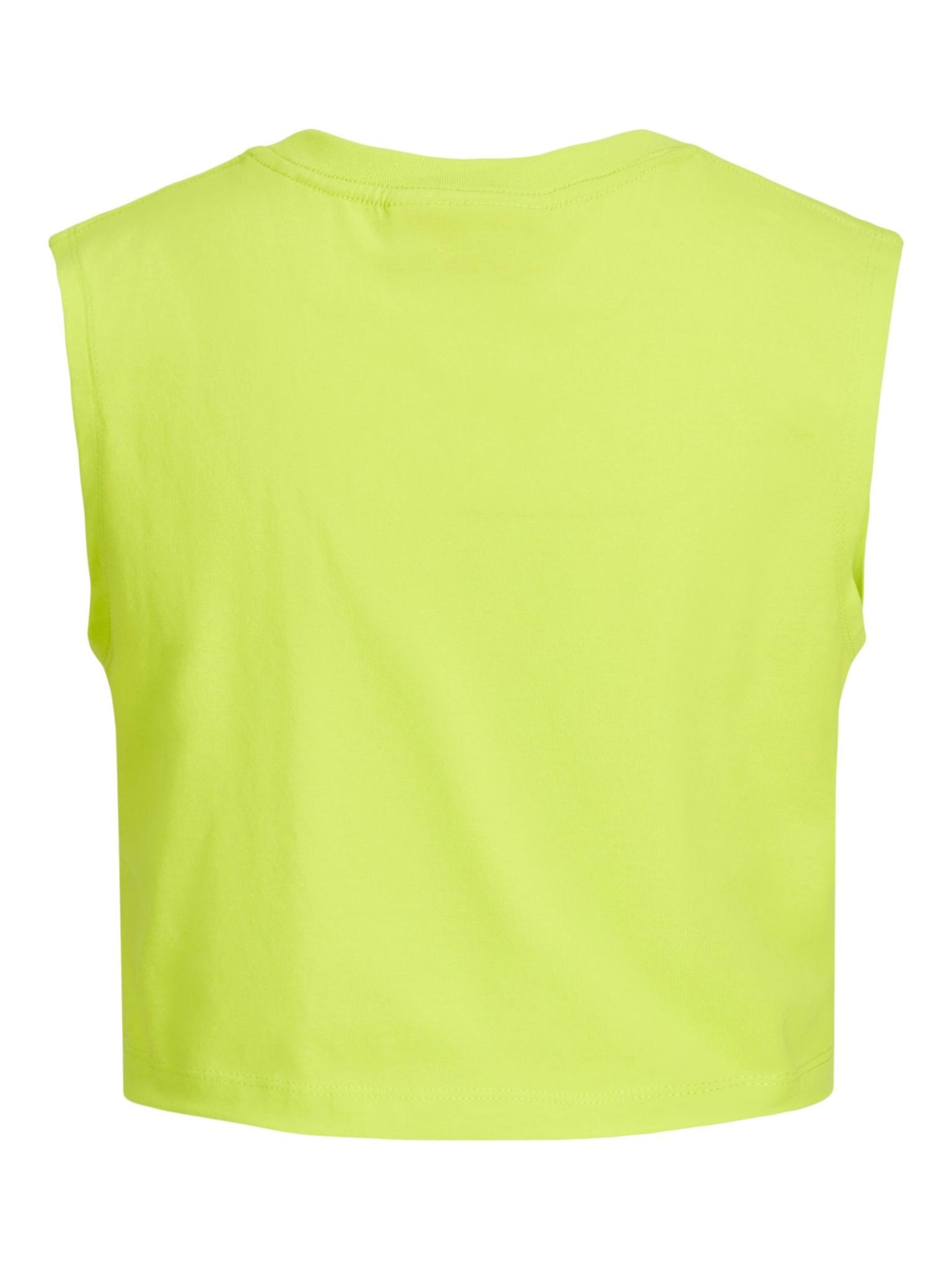JJXX JJXX : Slim Sleeveless Crop Tee - Lime