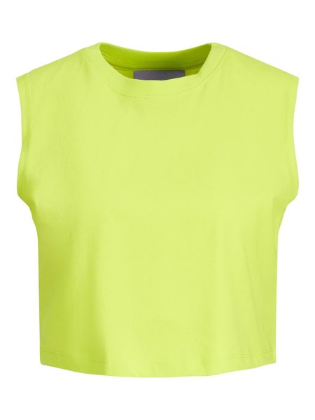 JJXX JJXX : Slim Sleeveless Crop Tee - Lime