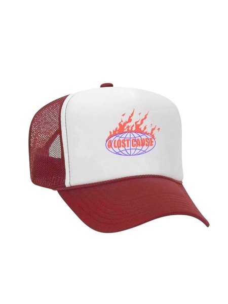 A Lost Cause A Lost Cause : Burning Trucker Cap