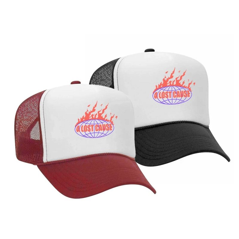 A Lost Cause A Lost Cause : Burning Trucker Cap