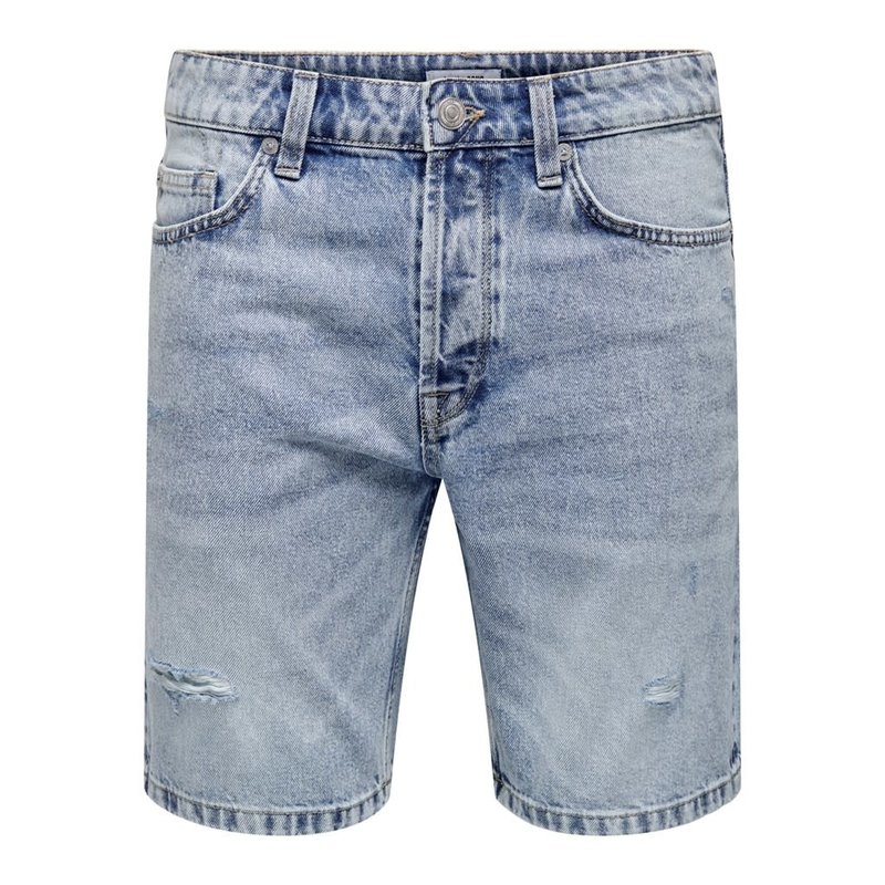 Only & Sons Only & Sons : Loose Fit Destroy Shorts