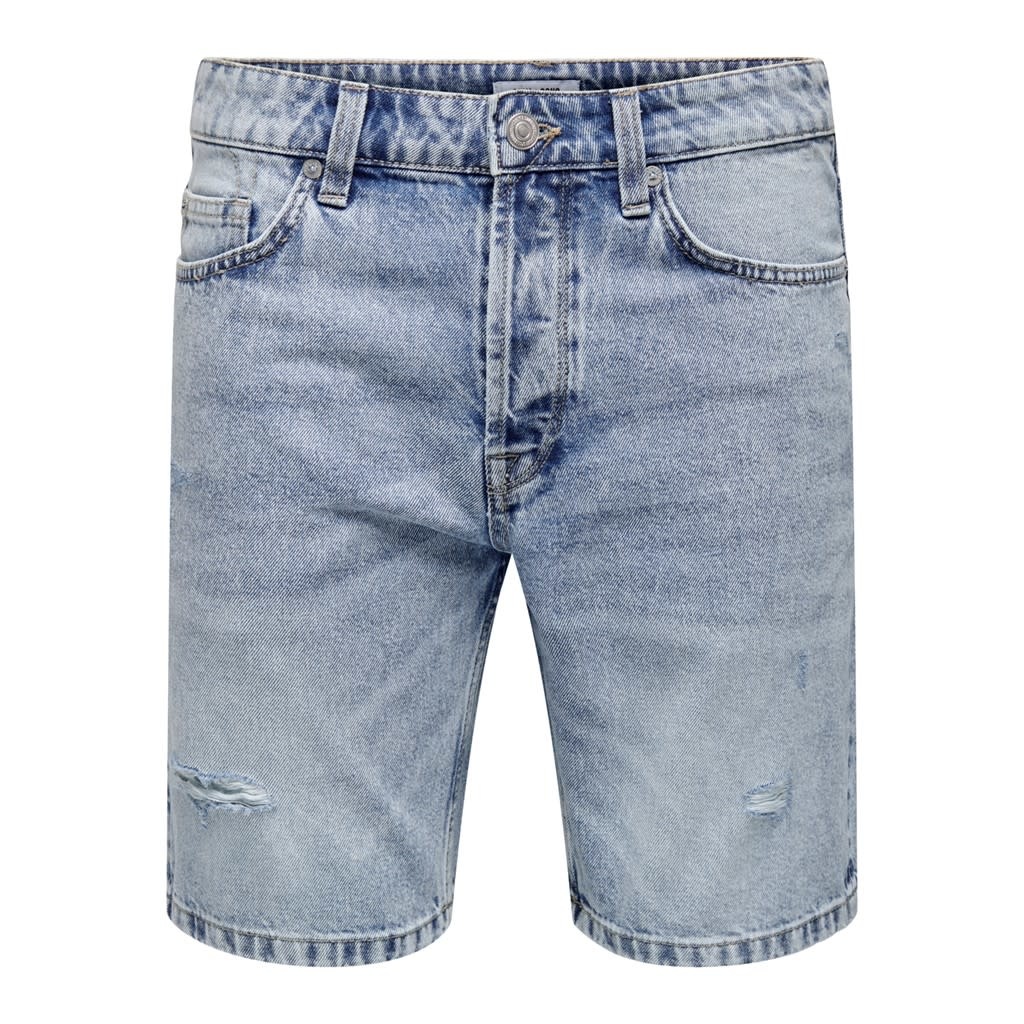 Only & Sons Only & Sons : Loose Fit Destroy Shorts