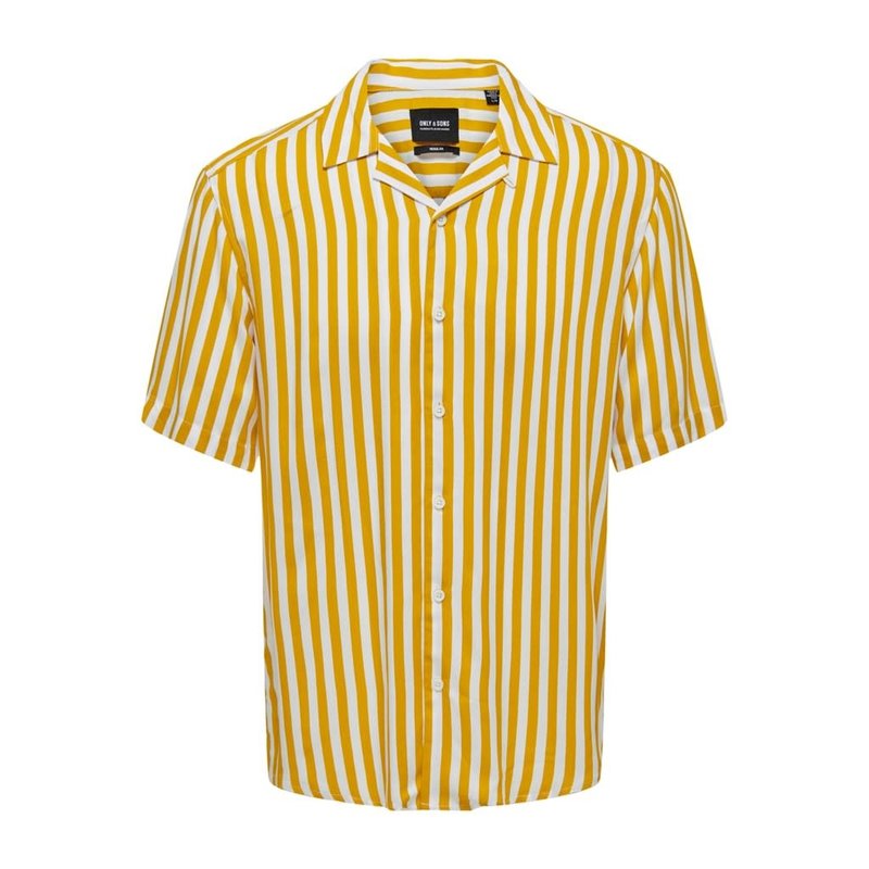 Only & Sons Only & Sons : Wayne SS Viscose Shirt - Mango
