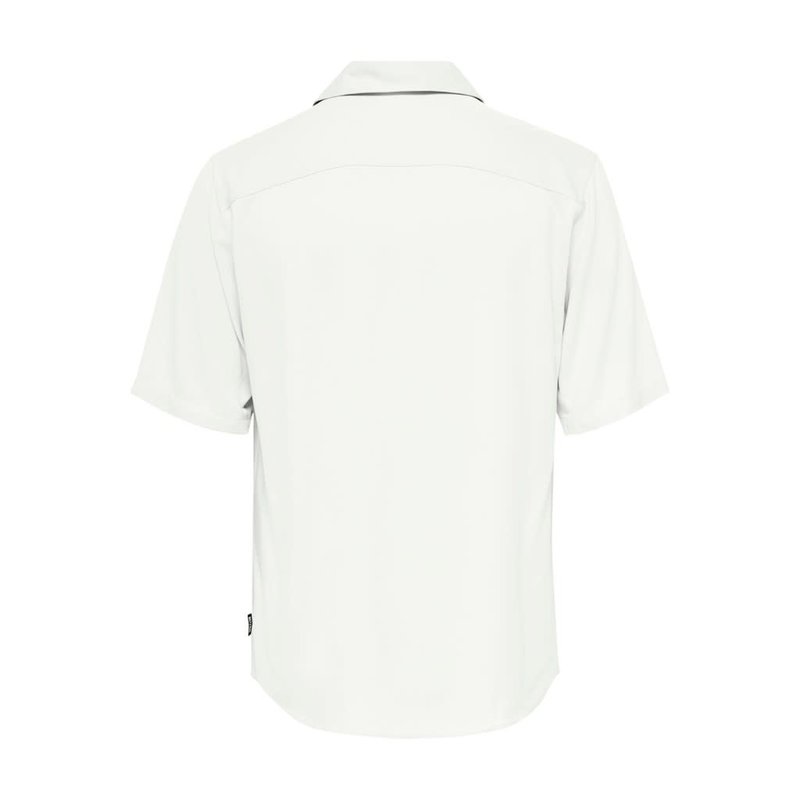 Only & Sons Only & Sons : Regular Fit Solid Color SS Shirt - White