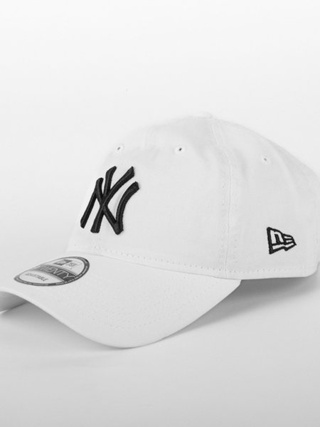 New Era New Era : 920 NY Yankees Black Logo Cap White O/S