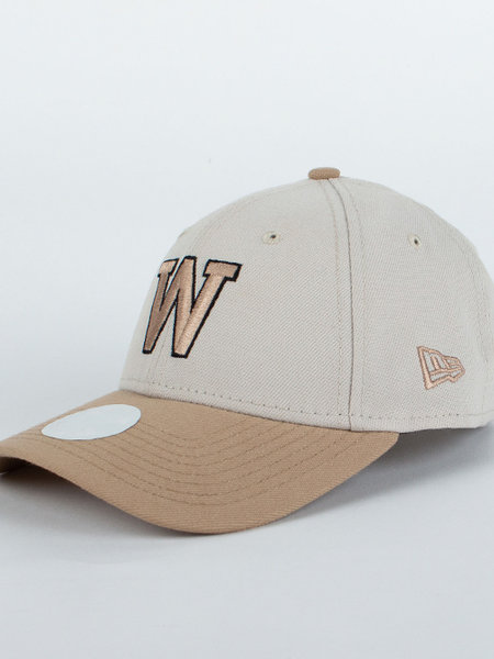 New Era New Era : 940 Women WLKN Varsity Logo 2Tone Cap - Stone/Camel