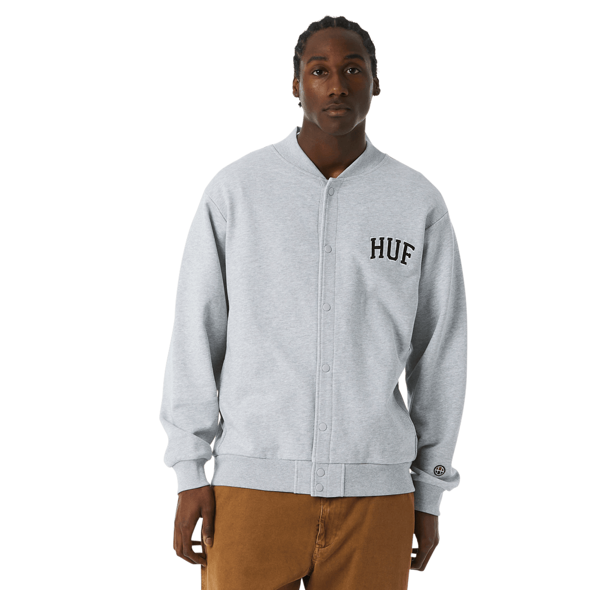 Huf : Athletic Full Snap Cardigan