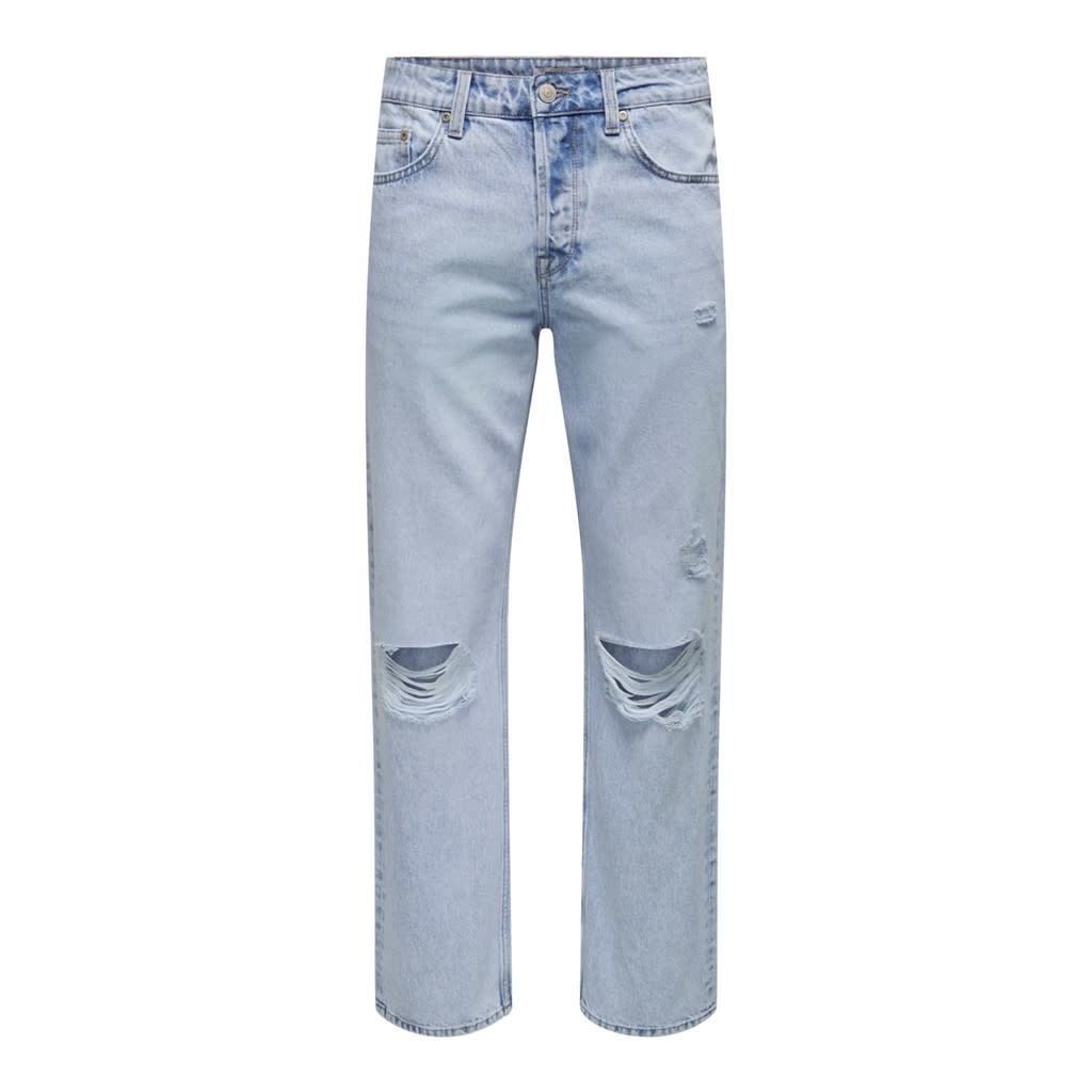 Only and Sons Only & Sons : Edge Loose Fit Destroy Denim