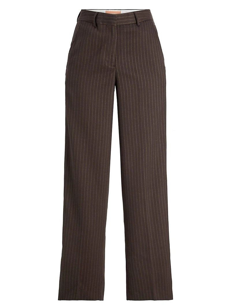 JJXX : Mary Pinstripe Highwaist Pants - WLKN