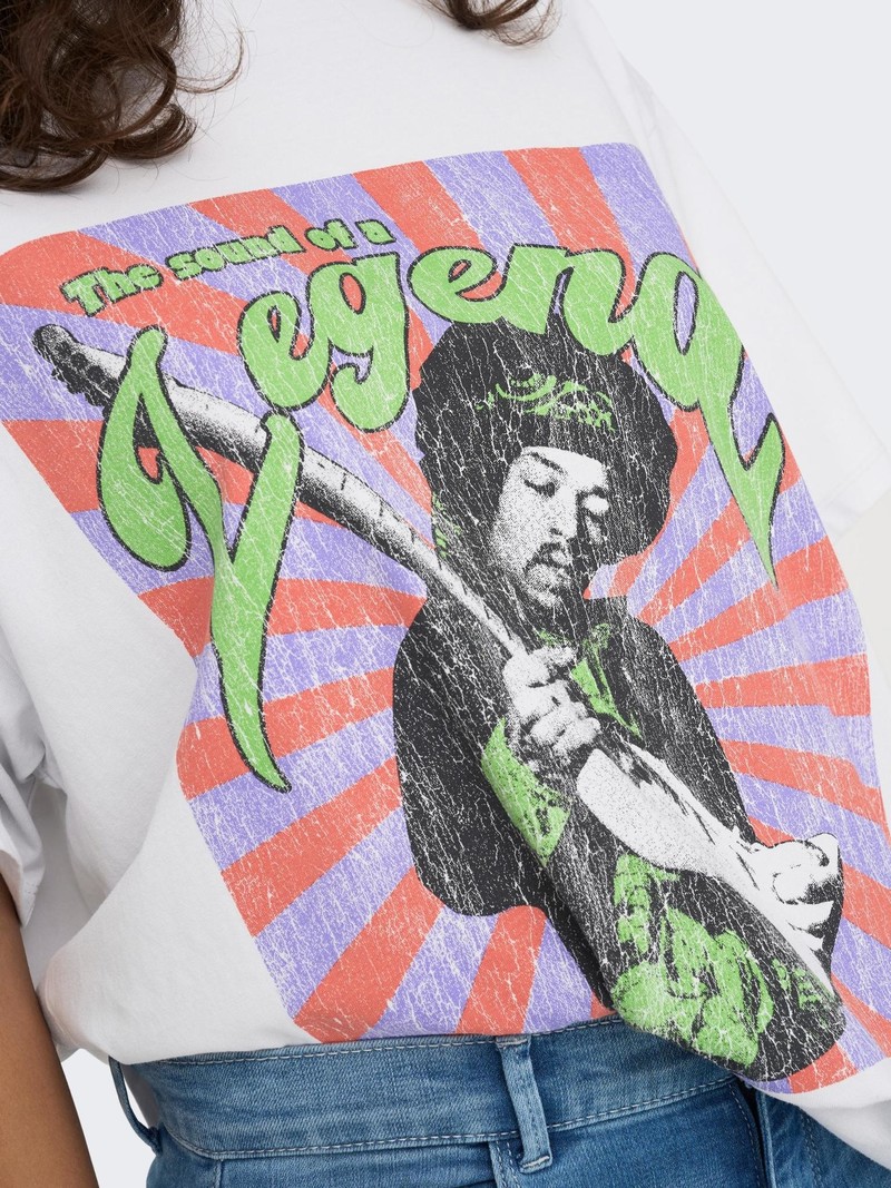 Only Only : Jimi Hendrix Oversize Tee