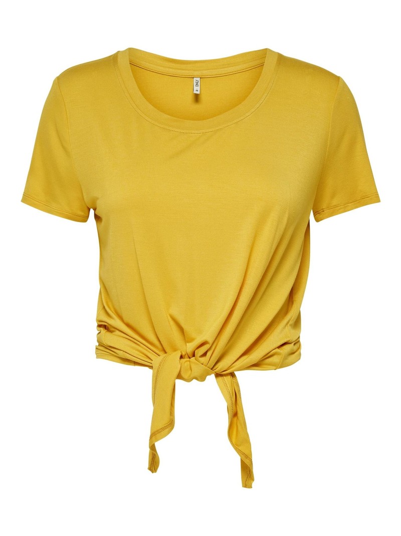 Only Only : Arli Short Sleeve Knot Jersey Top