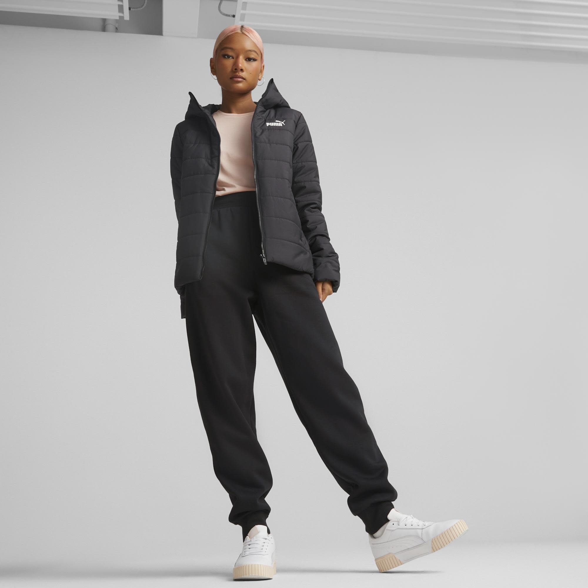 PUMA Puma : W. Essential Hooded Padded Jacket