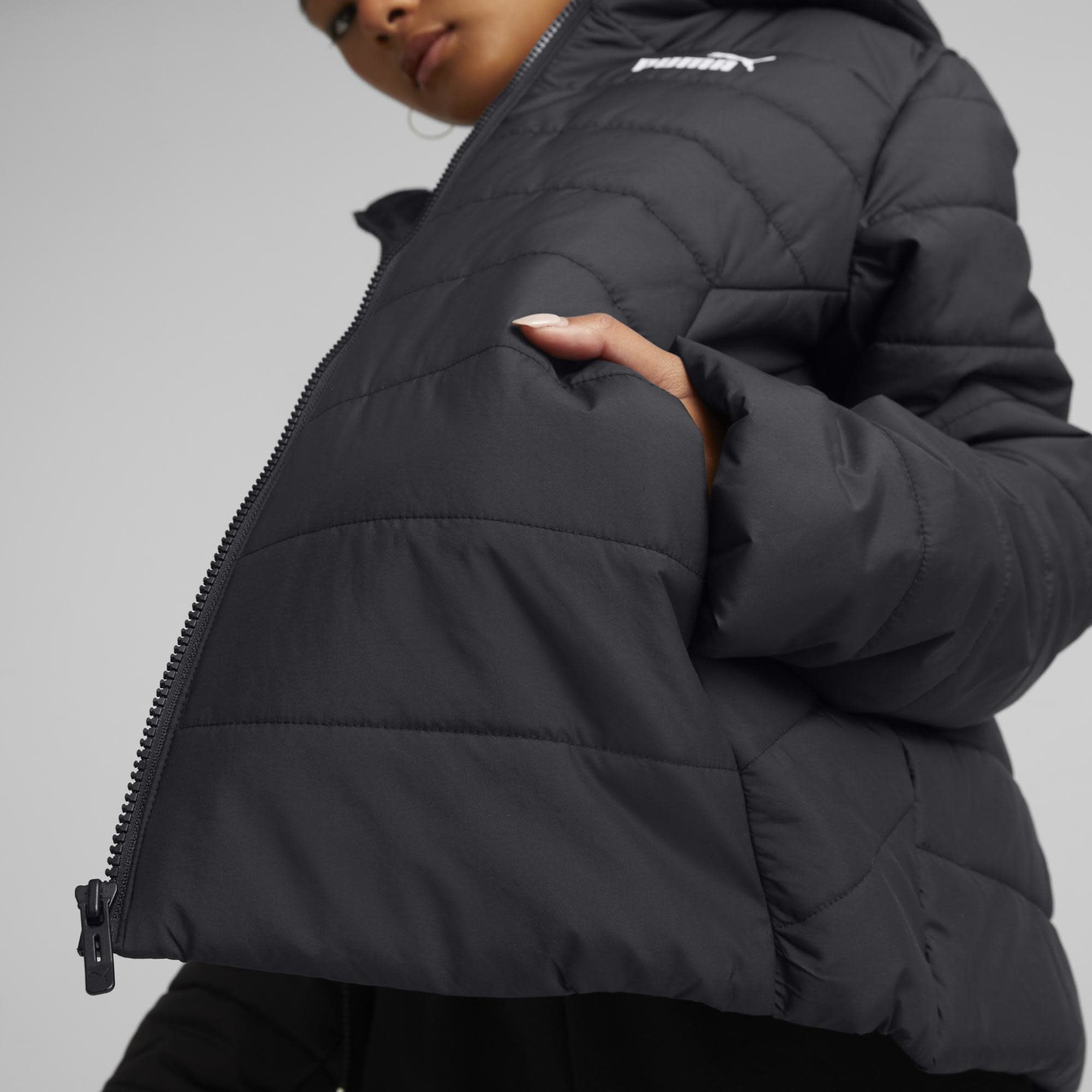 PUMA Puma : W. Essential Hooded Padded Jacket