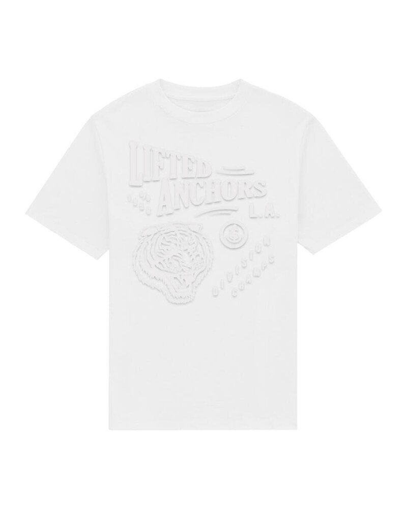 Lifted Anchors Lifted Anchors : Embossed Mascot Tee - White