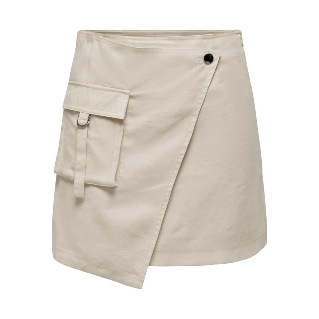 Only Only : Midwaist Cargo Wrap Skirt