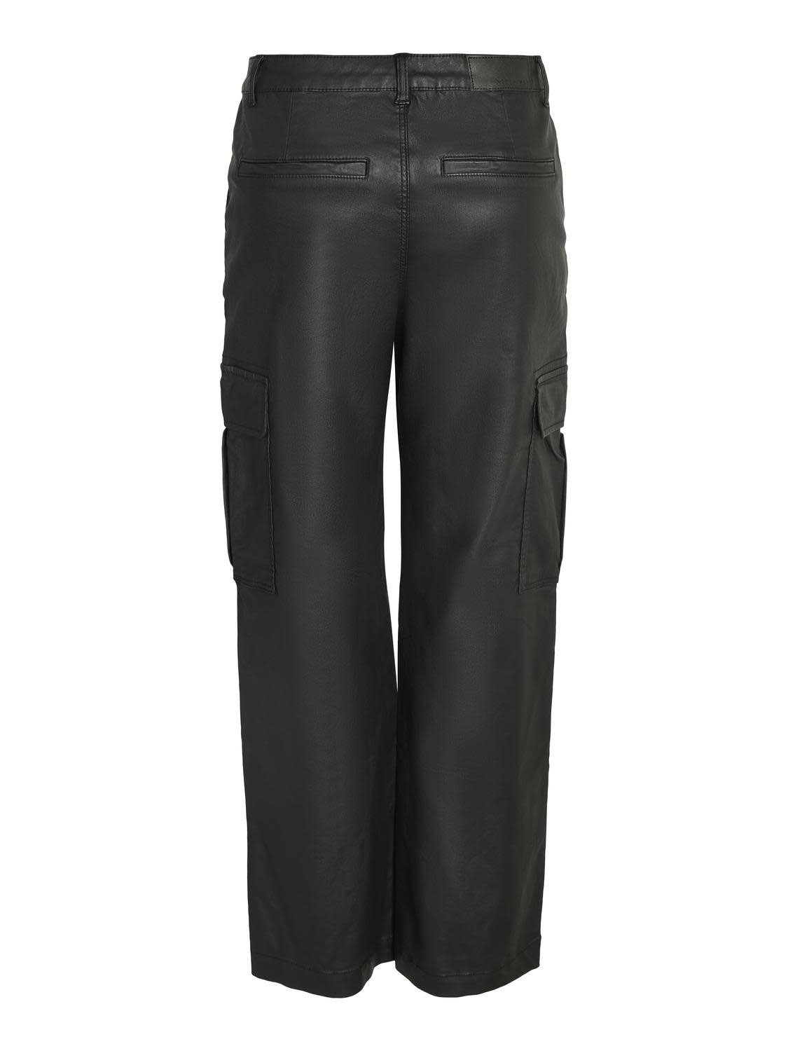 Noisy May Noisy May : Normal Waist Cargo Coated Pants