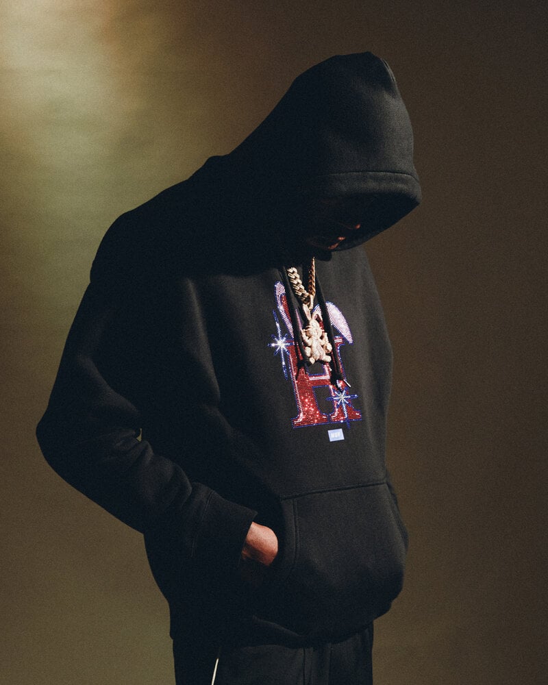 Vetements Black Bling Bling Hoodie for Men