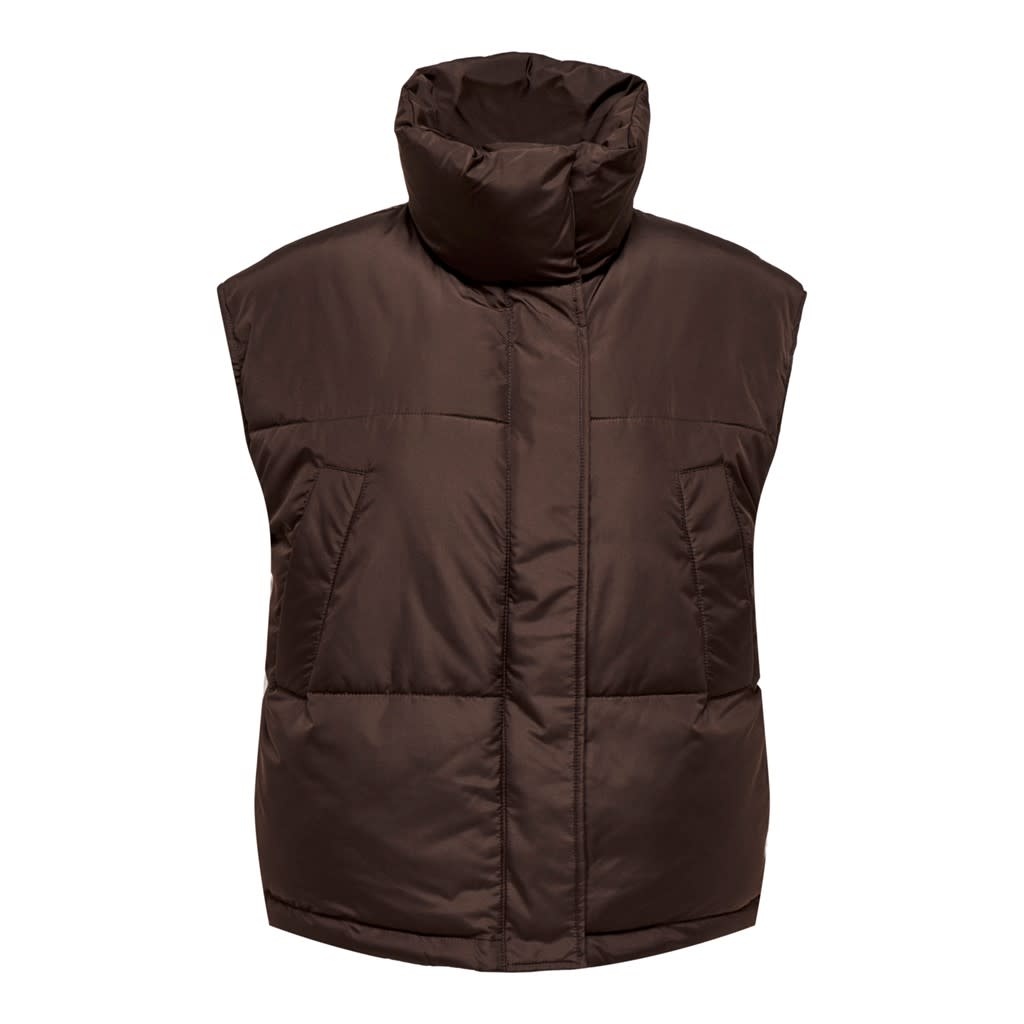 Only : Waistcoat Puffer Vest - WLKN