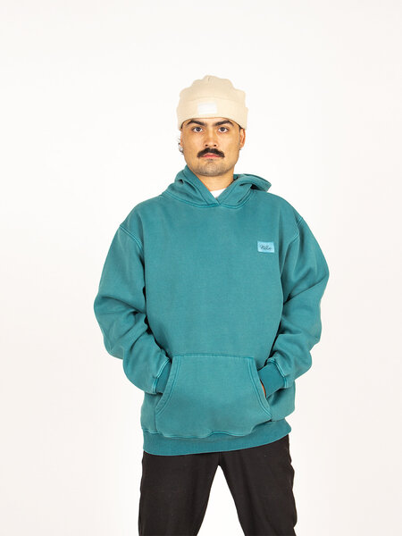 Kangol : Acid Wash Emb Hoodie - WLKN