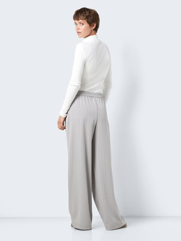 Noisy May Noisy May : Wide Leg Pinstripes Trousers