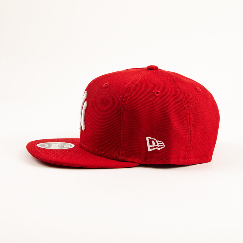 NEW ERA 9FIFTY BASIC SNAPBACK HAT CAP MLB NEW YORK NY YANKEES RED
