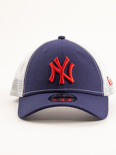 New Era New Era : 940 Trucker NY Yankees Red Logo Snap Cap