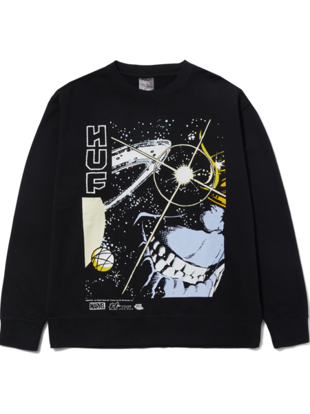 Huf Huf X Avengers : Thanos Eye Washed Crewneck