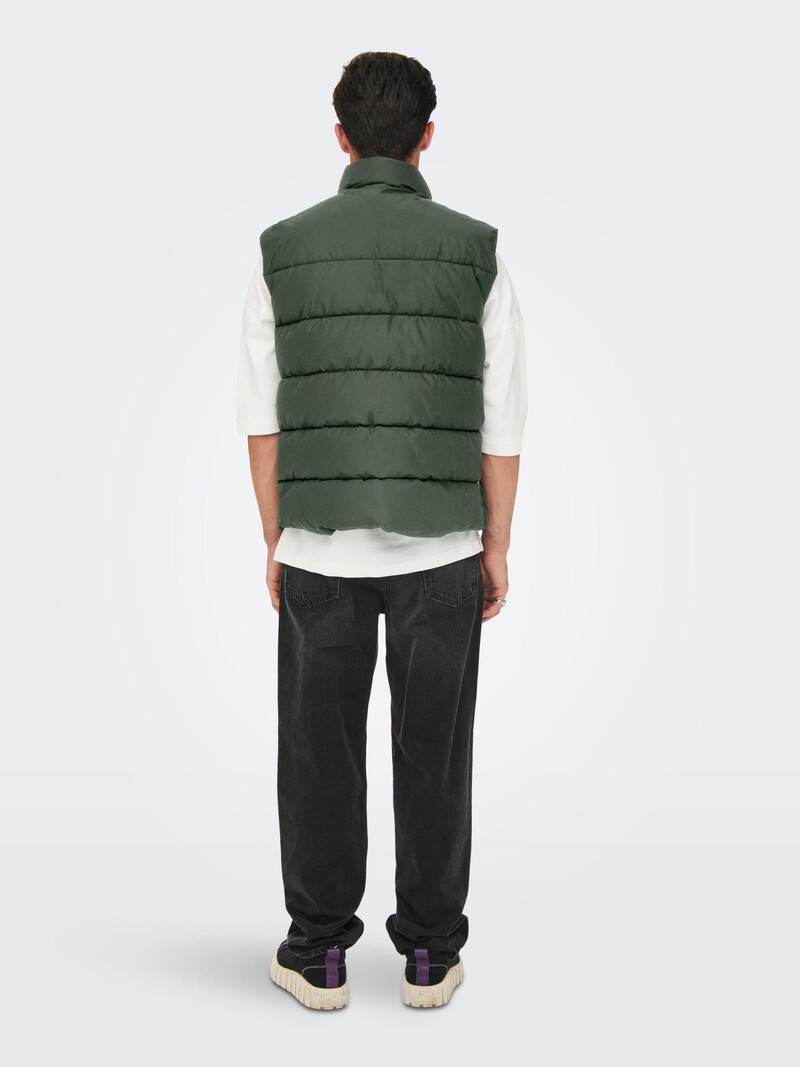 Only & Sons Only & Sons : Melvin Life Puffer Vest