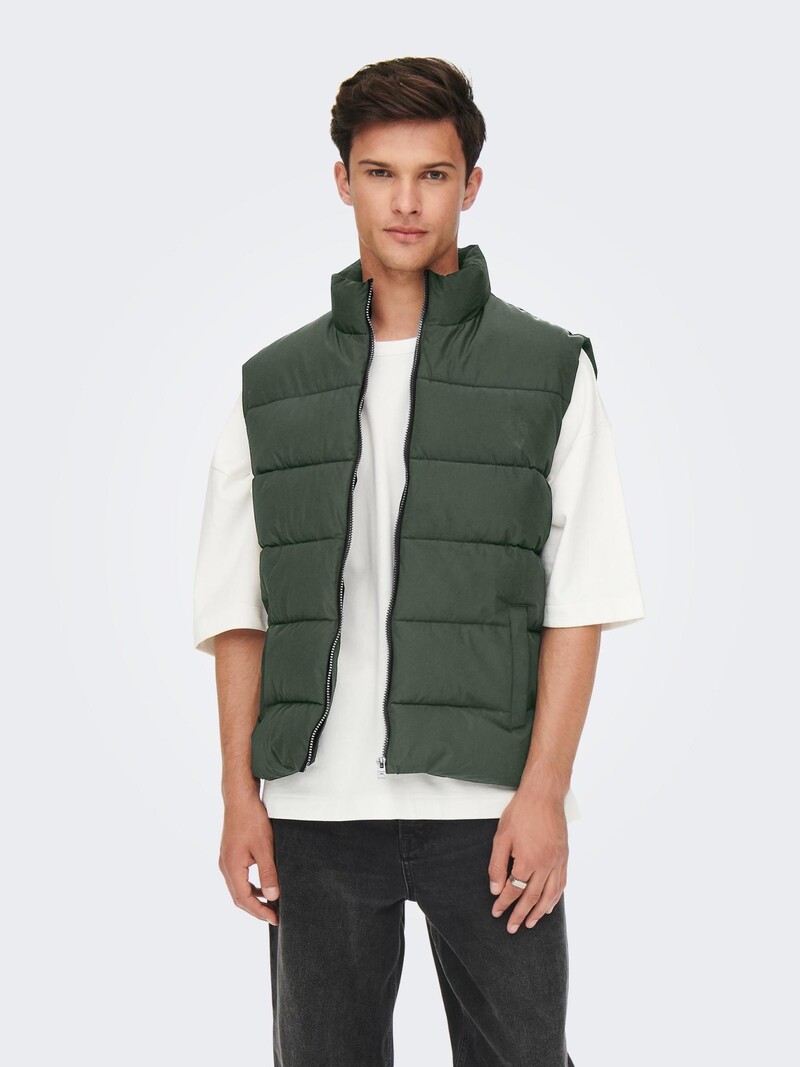 Only & Sons Only & Sons : Melvin Life Puffer Vest