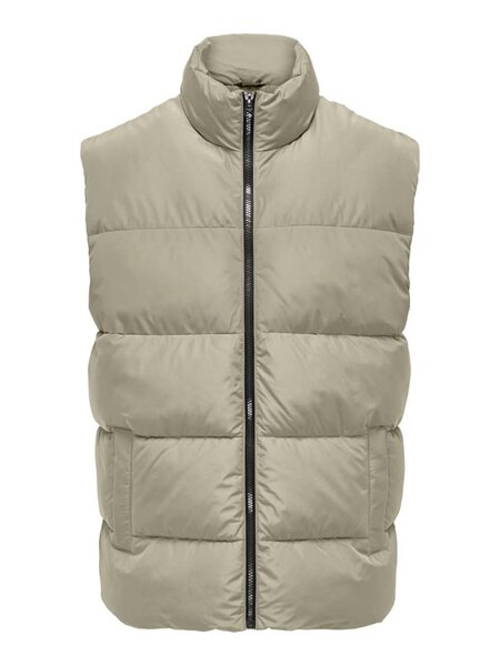 Only & Sons Only & Sons : Melvin Life Puffer Vest - Vintage
