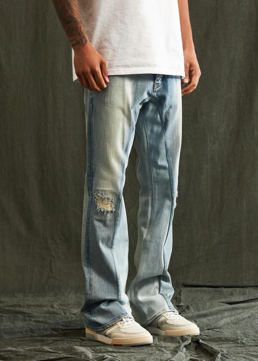 Embellish NYC Embellish : Kaulitz 2 Tone Flare Denim