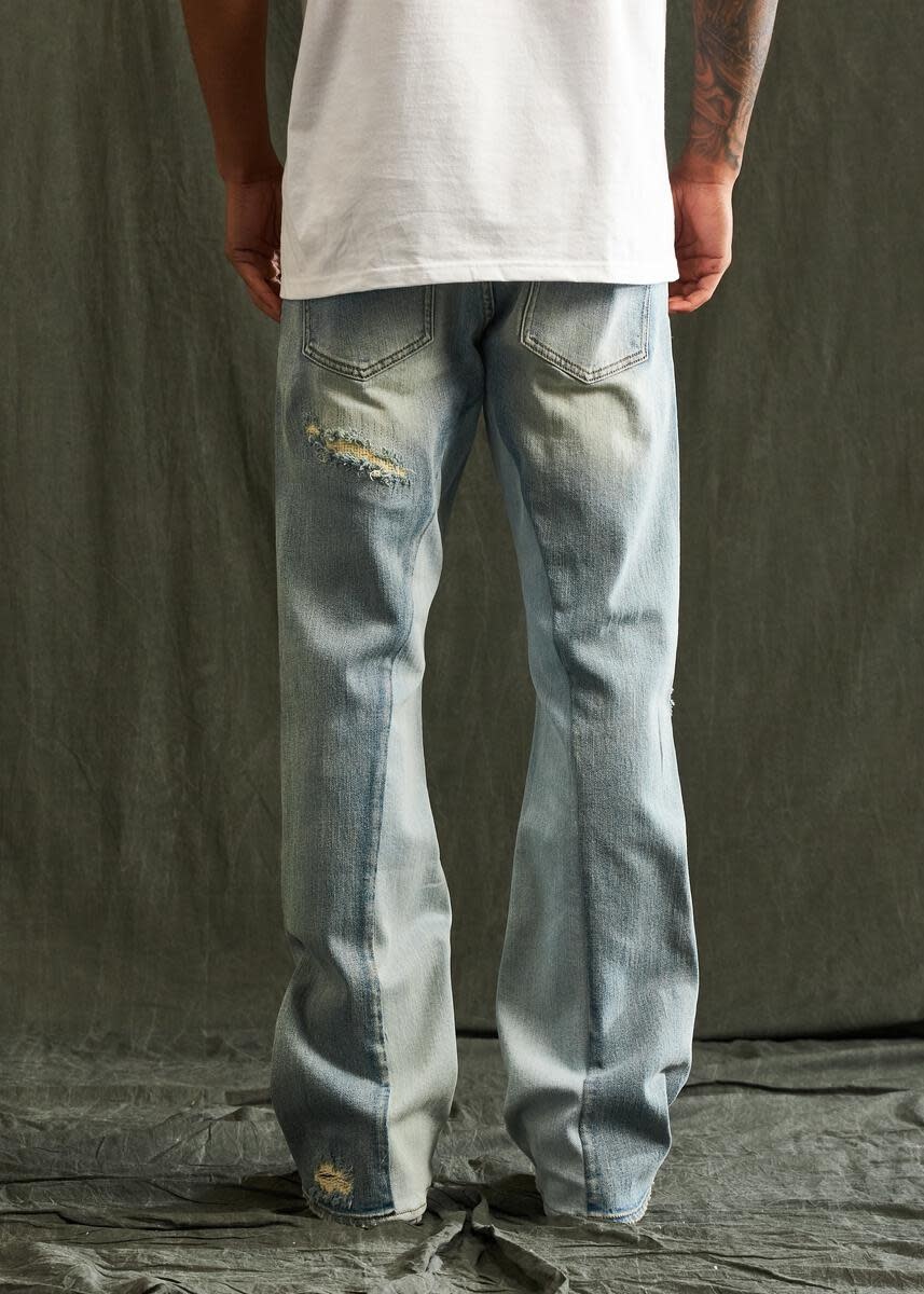 Embellish NYC Embellish : Kaulitz 2 Tone Flare Denim