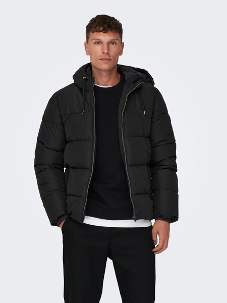 Only & Sons Only & Sons : Melvin Life Hooded Puffer Coat