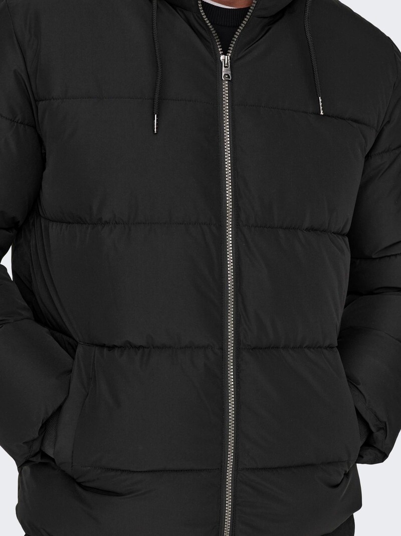 Only & Sons Only & Sons : Melvin Life Hooded Puffer Coat