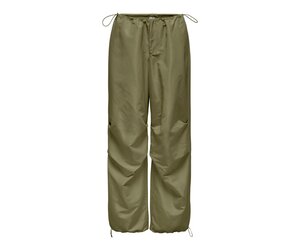 【WONDER WONDER】Okim Check Frill Layered Pile Pants only-only-midwaist-parachute-