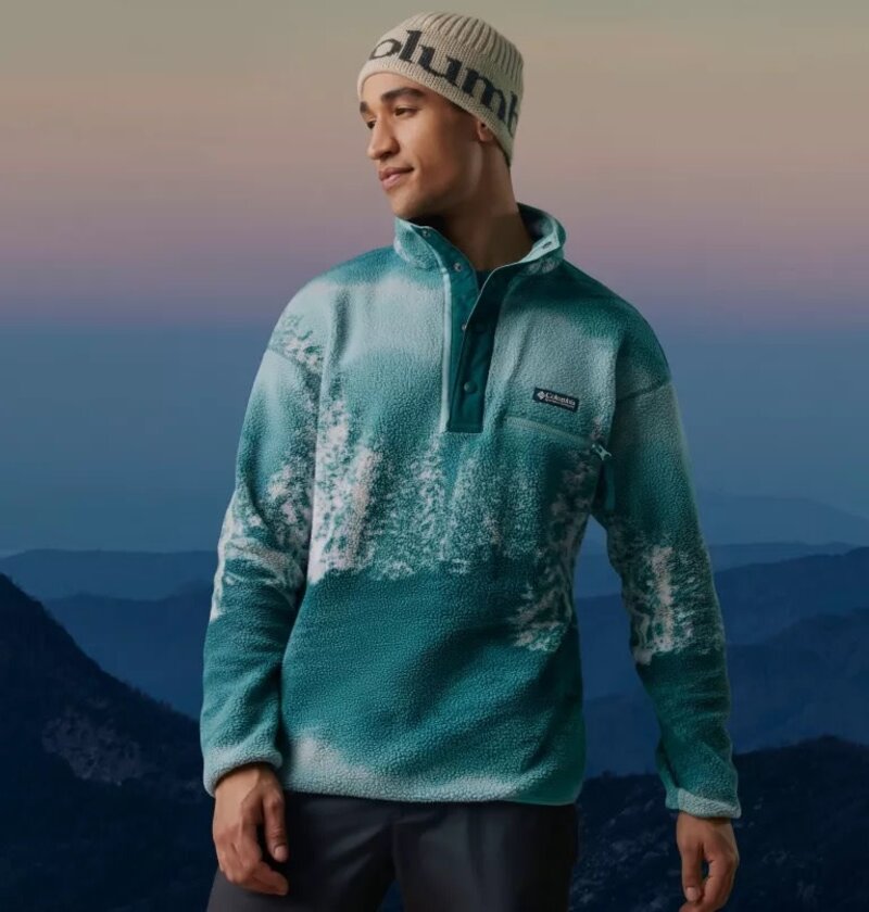 Columbia Columbia : Helvetia Half Snap Fleece - Solar