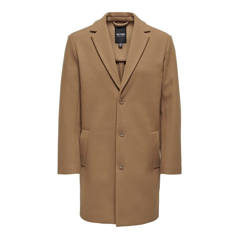 Only & Sons Only & Sons : Long Collar Coat