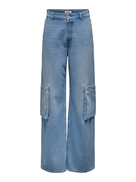 Only Only : Highwaisted Cargo Denim