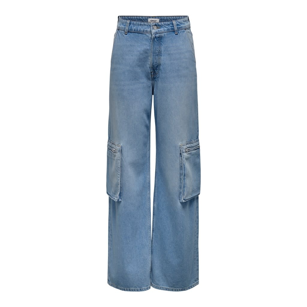 Only Only : Highwaisted Cargo Denim