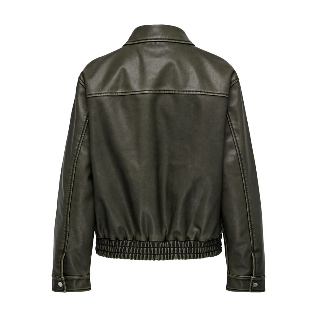 Only : PU Cargo Bomber Jacket - WLKN