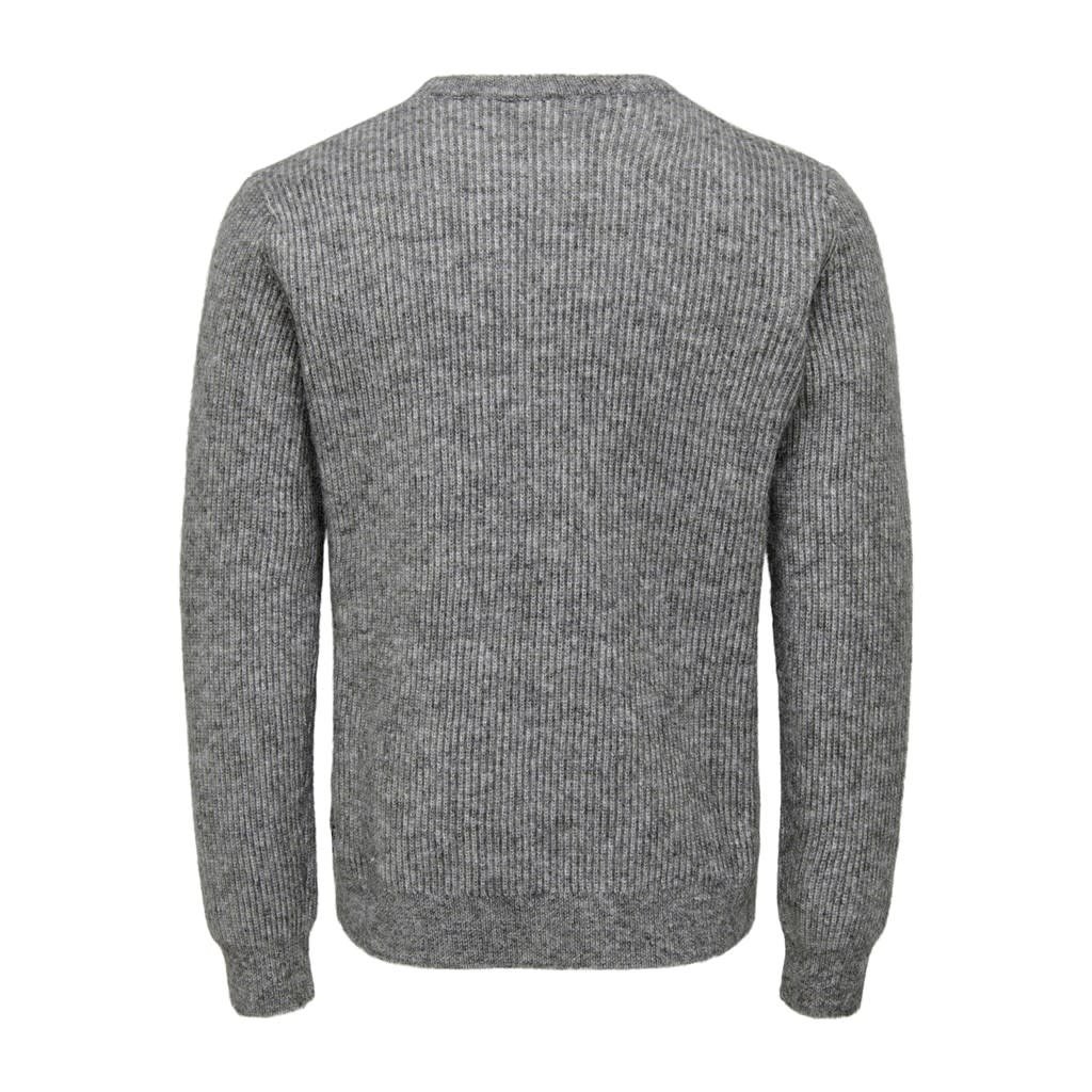 JOHN LAWRENCE SULLIVAN - 【soduk】Lined flipover knit sweater 18aw JOHNLAWRENCESULLIVAN - ZIPPED FISHERMAN KNIT SWEATER