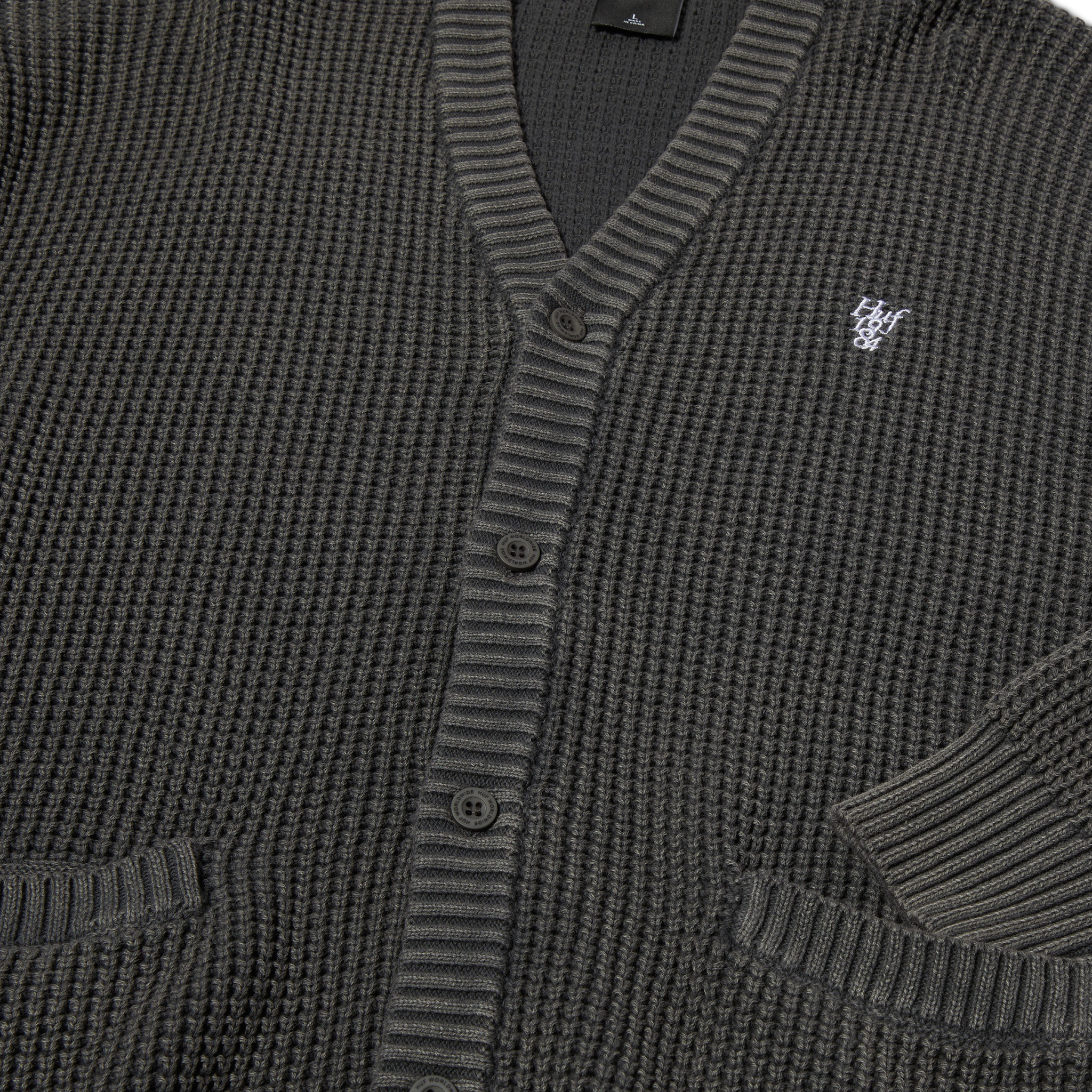 [GRAVER]★G LOGO FLOCKING KNIT CARDIGAN Designer fashion, Seoul-fully created | W Concept