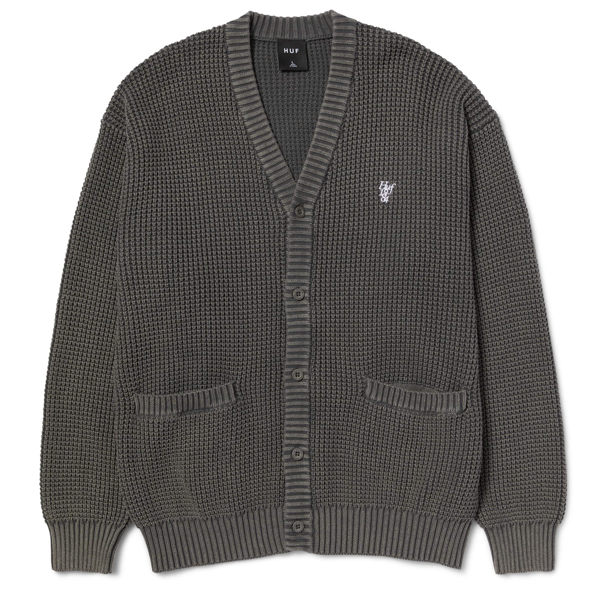 COOLIDGE WAFFLE CARDIGAN / HUF カーディガン-