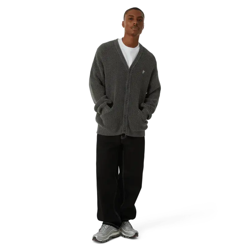 Huf : Coolidge Waffle Cardigan - WLKN