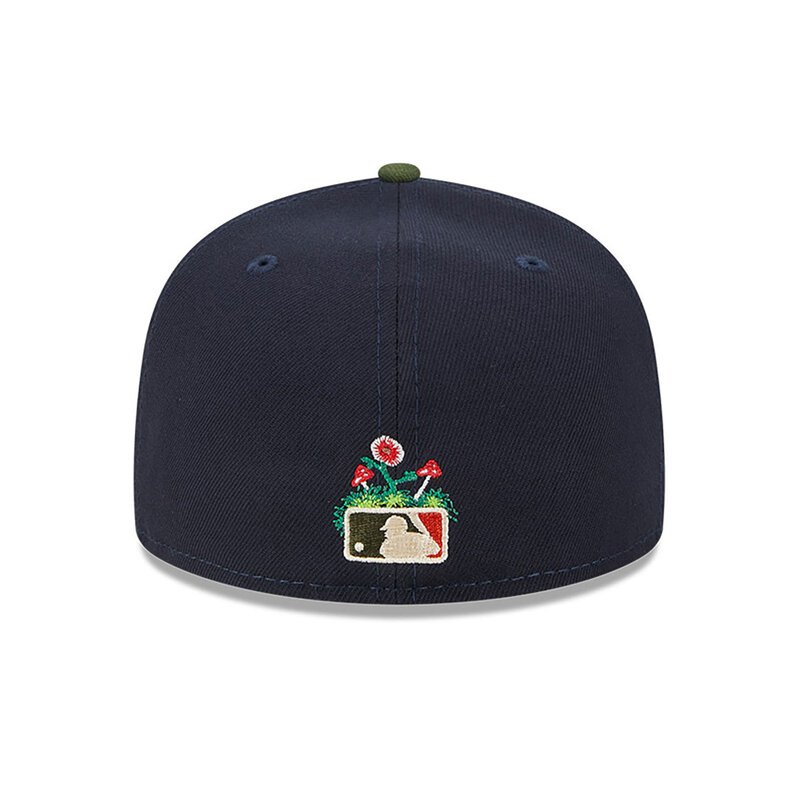 New Era CALI California 5950 59FIFTY Fitted Cap Hat (7 3/8) Navy