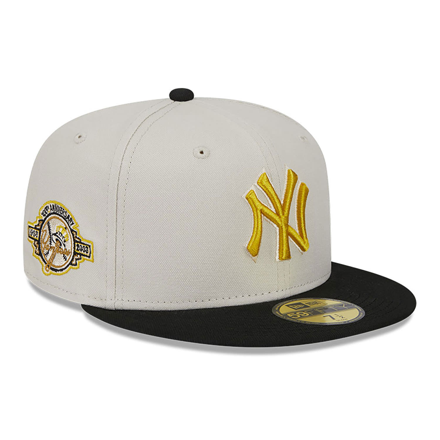 White and gold yankees cheap hat