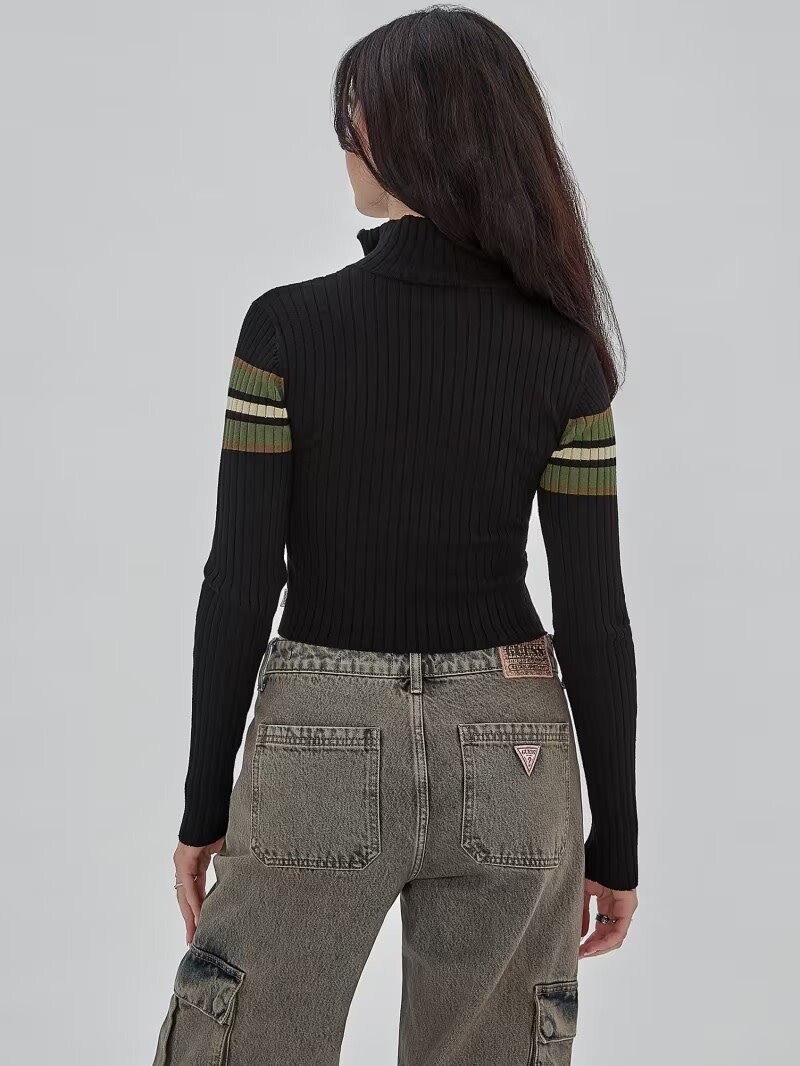Guess Guess : Chest Stripe Full Zip Top