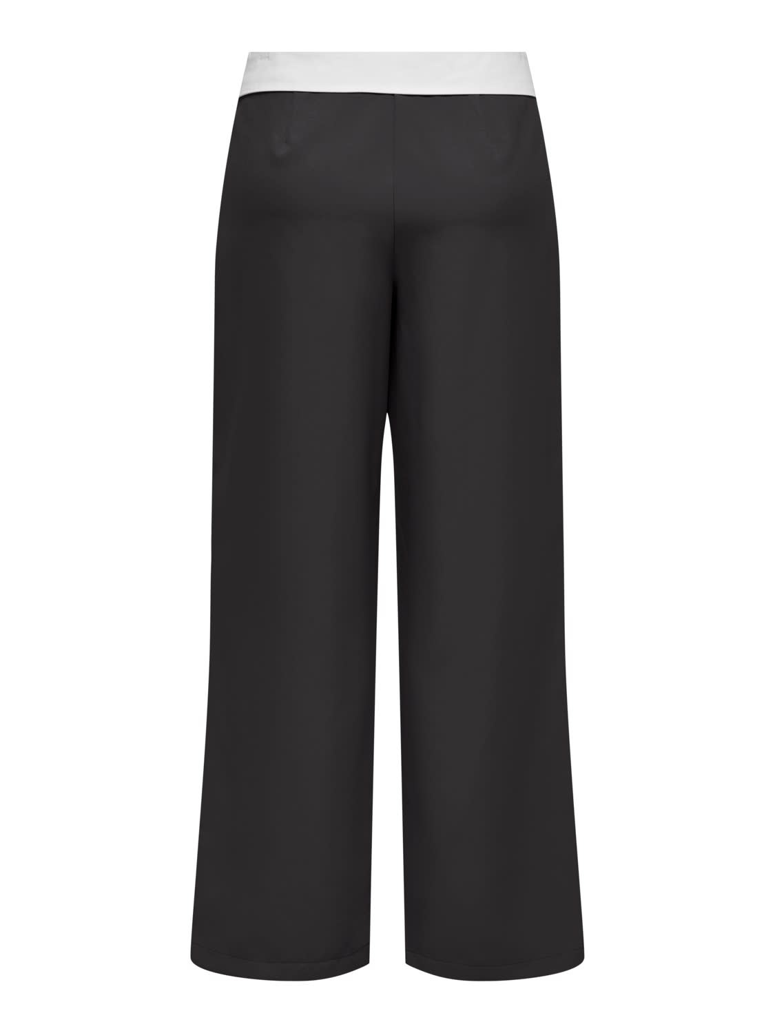Only Only : HW Fold-Down Pleated Trousers